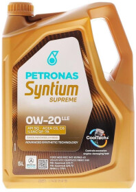 Моторное масло Petronas Syntium Supreme LLE 0W-20 синтетическое