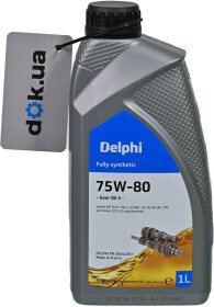 Трансмиссионное масло Delphi Gear Oil 5 GL-5 75W-80 синтетическое