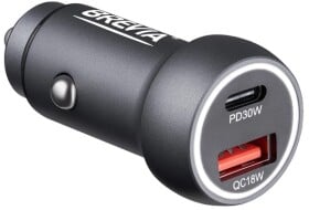 USB зарядка в авто Brevia ePower Dual Style Metal 46048scug