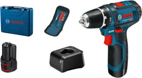 Шурупокрут Bosch акумуляторний GSR 12V-15 Professional (2 акумулятори + ЗП + насадки + чохол)