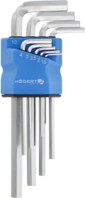 Набір ключів шестигранних Hoegert Technik HT1W821 1,5-10 мм 9 шт