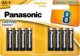 Батарейка Panasonic Alkaline Power LR6APB/8BW AA (пальчиковая) 1,5 V 8 шт