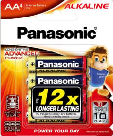 Батарейка Panasonic Alkaline Power LR6T/4S AA (пальчикова) 1,5 V 4 шт