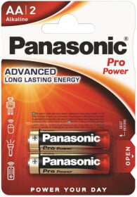 Батарейка Panasonic Pro Power LR6XEG/2BPU AA (пальчиковая) 1,5 V 2 шт