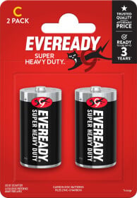 Батарейка Energizer Eveready Super Heavy Duty LR14EVSHD-2B C 1,5 V 2 шт