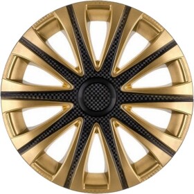 Комплект колпаков на колеса Star Maybach цвет черный + золотистый карбоновая
