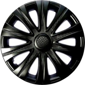 Комплект ковпаків на колеса Star Maybach колір чорний з карбоновою обробкою