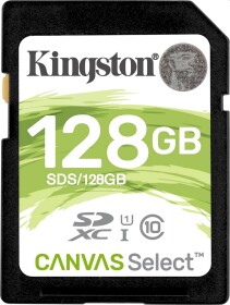 Карта памяти Kingston Canvas Select SDXC 128 ГБ