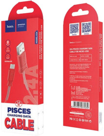Кабель Hoco X24 X24MICRORED USB - Micro USB 1 м