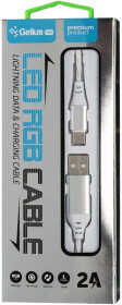 Кабель Gelius LED RGB GP-UC06C USB - USB type-C 1 м