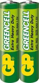 Батарейка GP Greencell Extra Heavy Duty 24GS2 AAA (мизинчиковая) 1,5 V 2 шт