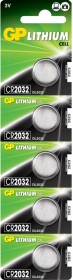 Батарейка GP Lithium Cell CR2032-8U5 CR2032 3 V 5 шт
