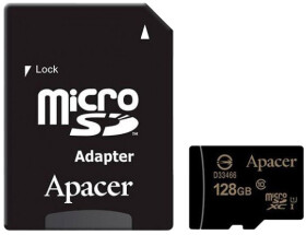 Карта памяти Apacer microSDXC 128 ГБ с SD-адаптером