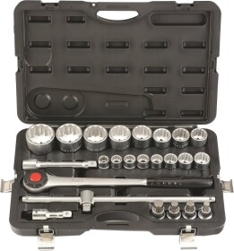 Набір торцевих головок та компонентів Force 624172 3/4