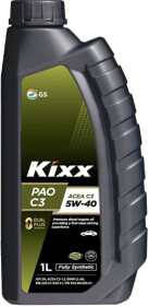 Моторна олива Kixx PAO C3 5W-40 синтетична
