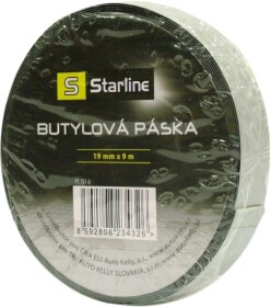 Изолента Starline PL016 черная 19 мм х 9 м