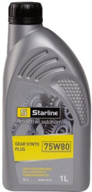 Трансмиссионное масло Starline Gear Synto Plus 75W-80 синтетическое
