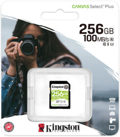 Карта памяти Kingston Canvas Select Plus SDXC 256 ГБ