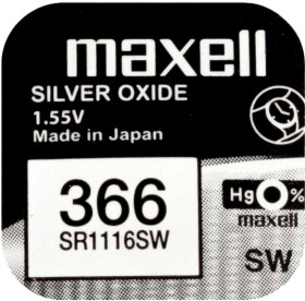 Батарейка Maxell MXBSR1116SW SR1116SW 1,55 V 1 шт