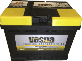 Аккумулятор Vesna 6 CT-60-R Premium Stop&Go EFB 312060