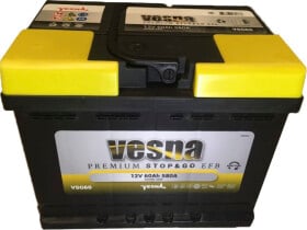 Акумулятор Vesna 6 CT-60-R Premium Stop&Go EFB 312060