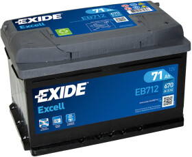Аккумулятор Exide 6 CT-71-R Excell EB712