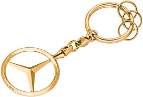 Брелок Mercedes-Benz с логотипом желтый B66953741