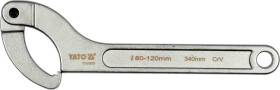 Ключ шлицевой Yato YT-01673 I-образный 80-120 мм с шарниром