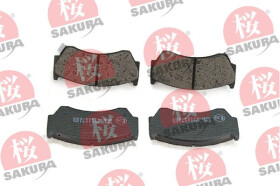 Тормозные колодки Sakura 600-10-4185