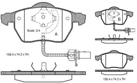 Гальмівні колодки Starline BDS301