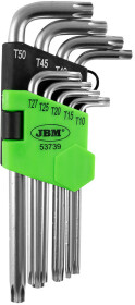 Набір ключів TORX JBM 53739 T10-T50 9 шт