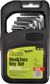 Набір ключів шестигранних Alloid НШТ-1818 1,5-10 мм, T10-T50 18 шт