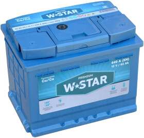 Аккумулятор Kainar 6 CT-62-R W STAR Premium 173398
