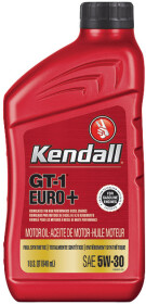 Моторное масло Kendall GT-1 EURO+ Premium Full Synthetic 5W-30 синтетическое