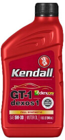 Моторное масло Kendall GT-1 Full Synthetic Dexos1 Gen2 5W-30 синтетическое