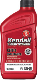 Моторна олива Kendall GT-1 Endurance with LiquiTek 10W-30 напівсинтетична