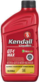 Моторна олива Kendall GT-1 MAX with LiquiTek 10W-30 синтетична