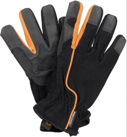 Перчатки рабочие Fiskars черные