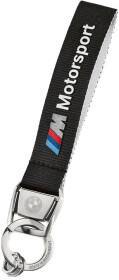 Брелок-ремешок BMW Key Ring Pendant M Motorsport черный 80272461131
