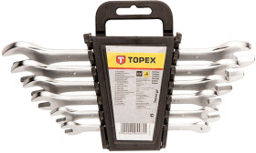 Набір ключів ріжкових Topex 35D655 6-17 мм 6 шт