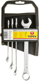 Набор ключей рожково-накидных Topex 35D371 10-17 мм 4 шт