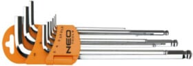 Набор ключей шестигранных Neo Tools 09-525 1,5-10 мм 9 шт