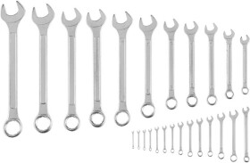 Набор ключей рожково-накидных Top Tools 35D370 6-32 мм 25 шт