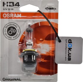 Автолампа Osram Original HB4 P22d 51 W прозора 900601B