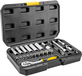 Набор торцевых головок и комплектующих Topex 38D669 1/4