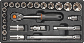 Набор торцевых головок и комплектующих Neo Tools 84-270 1/2