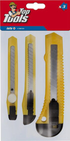 Набор ножей канцелярских Top Tools 17B533 сегментированное 3 шт.