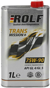 Трансмісійна олива ROLF TransMission Plus GL-4 / 5 75W-90 синтетична