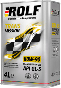 Трансмиссионное масло ROLF TransMission GL-5 80W-90 минеральное