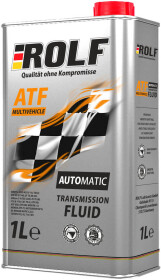 Трансмиссионное масло ROLF ATF Multivehicle синтетическое